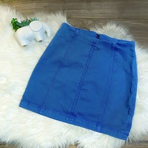 Free People Modern Femme Denim Skirt